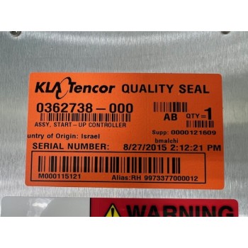 KLA-Tencor 0362738-000 Start-Up Controller